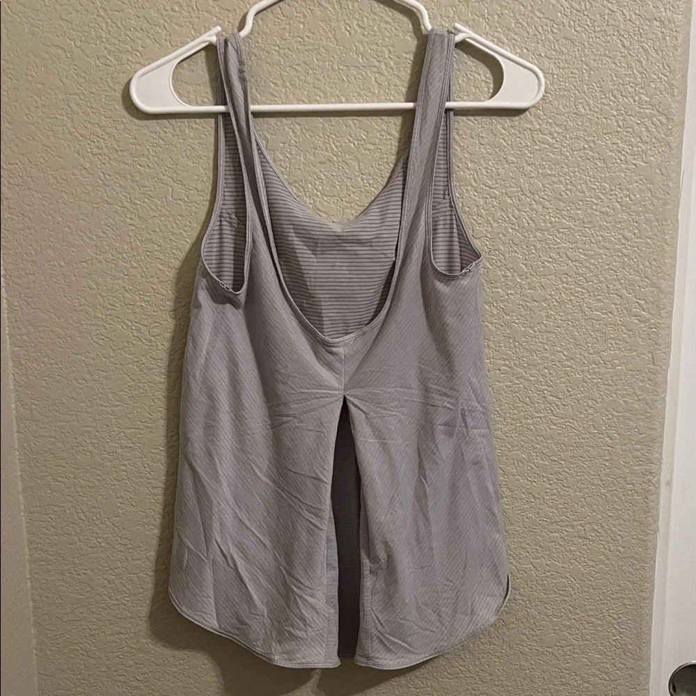 Lululemon Athletica Light Gray Tank Top